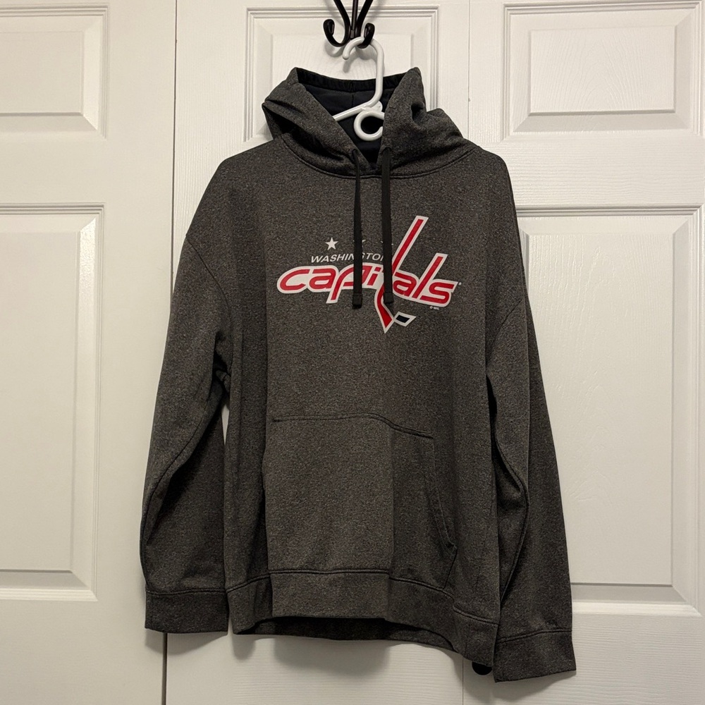 Washington Capitals Gray Hoodie Sweater